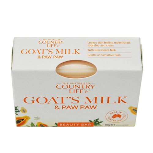 Bán Xà bông Country Life Goats Milk & Paw Paw 100g (hộp)