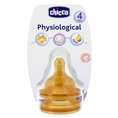 Bán Núm ty Chicco chống đầy hơi (cao su, 4M+)