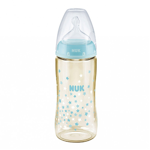 Bán Bình sữa Nuk nhựa PPSU núm ti silicone S2-M 300ml NU35760