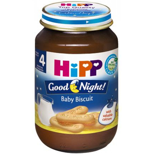Bán Dinh dưỡng đóng lọ HiPP chúc ngủ ngon - Cháo sữa bích quy 190g