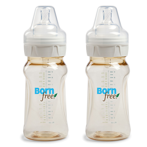 Bán Bộ 2 bình sữa Born Free nhựa PES 260ml