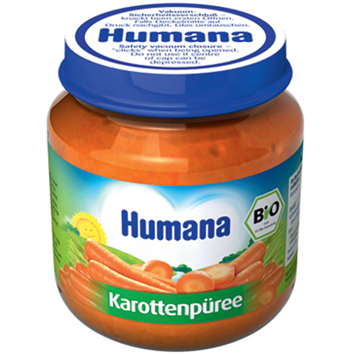 Bán Thức ăn dinh dưỡng Humana cà rốt nguyên chất