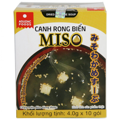 Bán Canh rong biển Miso Asuzac  (10 gói) - Sản phẩm tự nhiên