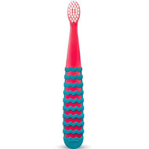 Bán Bàn chải đánh răng trẻ em K-Mom 2-12 tuổi màu hồng KM13401