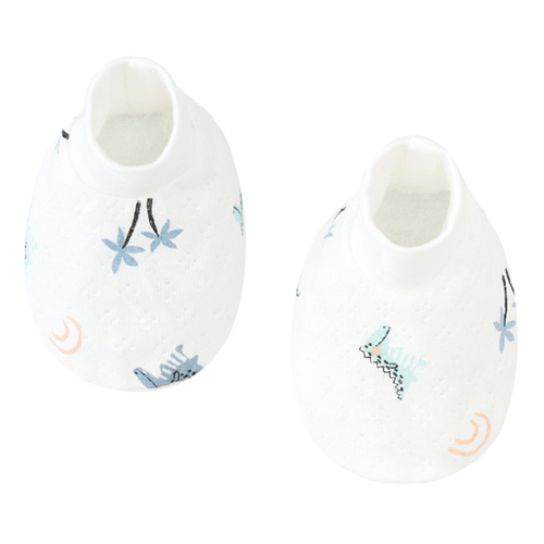 Bán Bao chân có cổ Lullaby NH611P (trắng in BT)