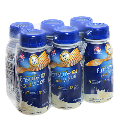 Bán Sữa Ensure Gold Vigor nước chai 237ml (lốc 6 chai)