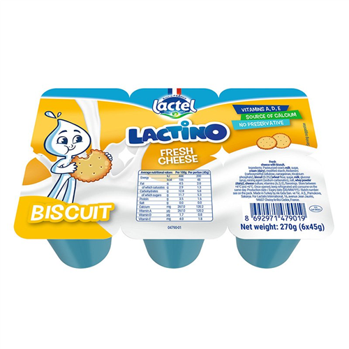 Bán Phô mai tươi Lactino vị Biscuit (6hộp*45g)