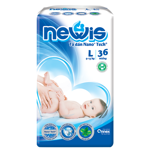 Bán Tã - Bỉm dán Newis L36 (9-13kg)