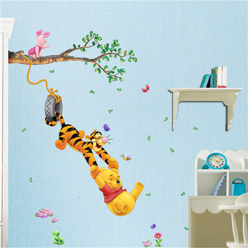 Bán Tranh dán tường Pooh đu cây M65