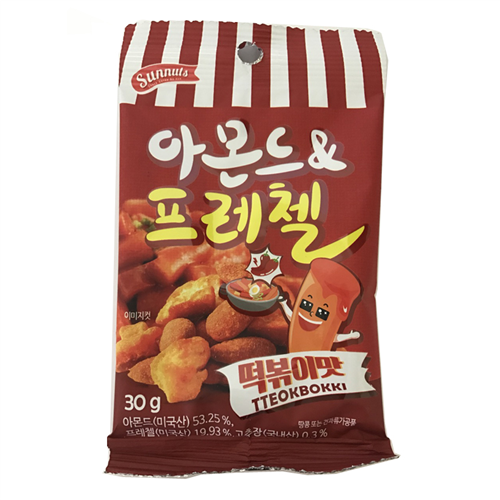 Bán Hạnh nhân Sunnuts kèm bánh quy vị Tteokbokki (30g)