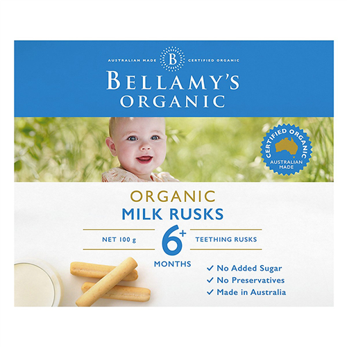 Bán Bánh ngậm dinh dưỡng cho bé mọc răng Bellamy's Organic 100g (6m+)