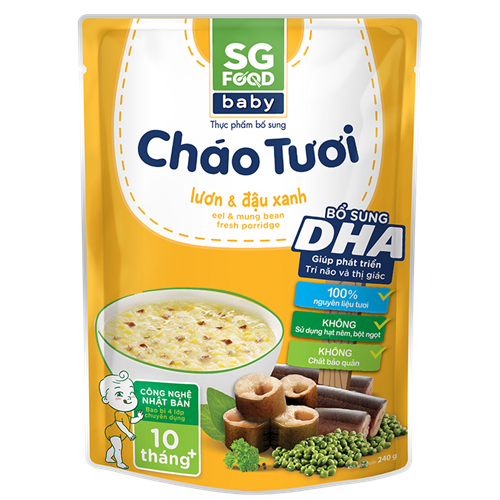 Bán Cháo tươi lươn đậu xanh 240g (10 tháng+)