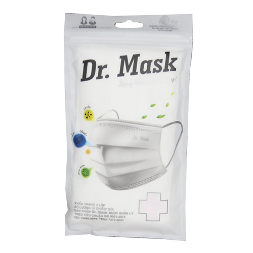 Bán Khẩu trang y tế 3 lớp Dr. Mask KT08 (10c/túi)