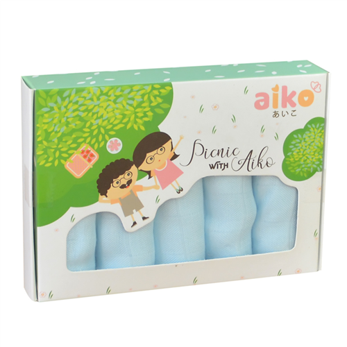 Bán Khăn sữa sợi tre Aiko 5 chiếc/hộp (30*30cm)