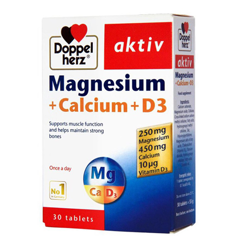 Bán Viên uống Doppelherz Magnesium Calcium D3 (30 viên)