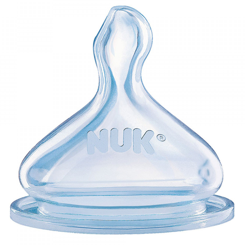 Bán Núm ty Nuk vỉ đơn loại số 2 (cổ rộng, silicone, size M)