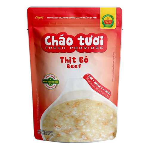 Bán Cháo tươi Cây Thị thịt bò 260g (7M+)