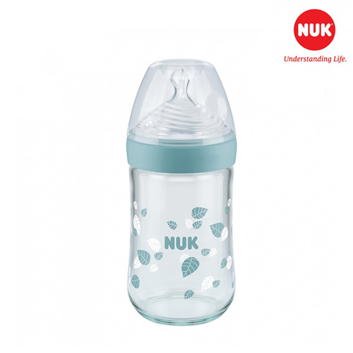 Bán Bình sữa Nuk Nature Sense thủy tinh 240ml NU21498