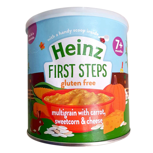 Bán Bột ngũ cốc cà rốt phô mai và bắp Heinz 200g 7M+