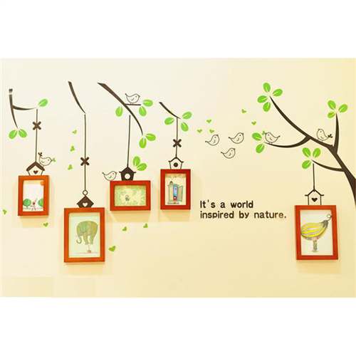 Bán Tranh dán tường khung ảnh tổ chim M0035