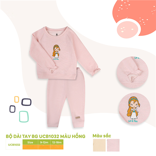 Bán Bộ dài tay Uri&Finn BG UCB1032 (hồng)