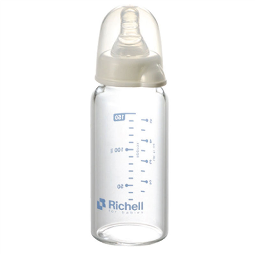 Bán Bình sữa Richell 240ml (cổ hẹp, thủy tinh)