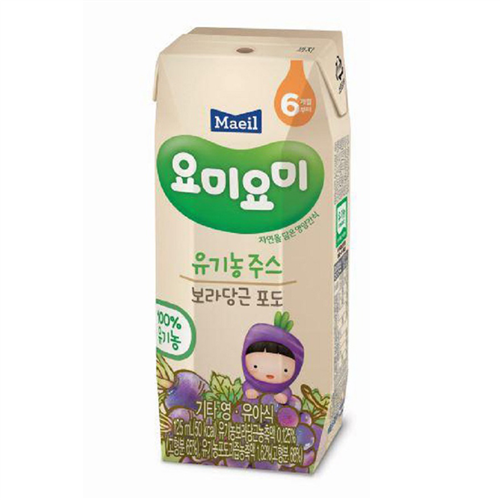 Bán Nước ép Organic Yummy Yummy cà rốt tím & nho (125ml)