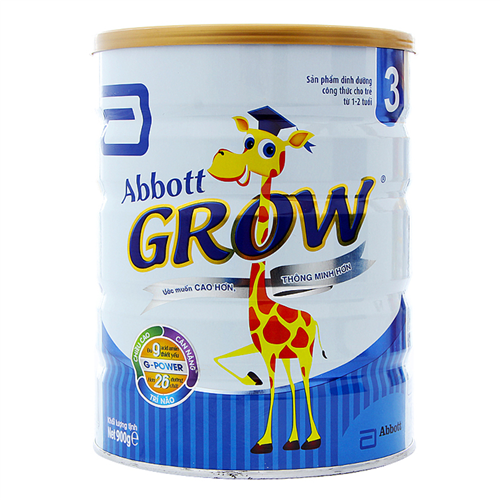 Bán Sữa Abbott Grow 3 - 900g (1-2 tuổi)