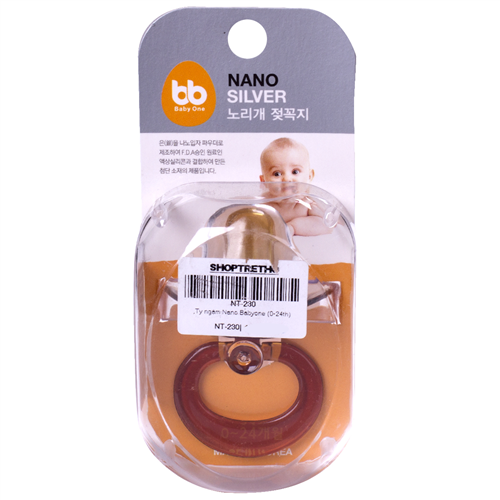 Bán Ty ngậm Nano Silver Babyone (0 - 24 tháng)