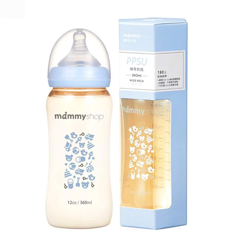 Bán Bình sữa PPSU cổ rộng Mammy 360ml (nhiều màu)