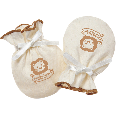 Bán Bao tay sơ sinh cột dây vải bông hữu cơ Simba S5011