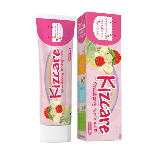Bán Kem đánh răng trẻ em Kizcare Strawberry 90g (hương dâu)