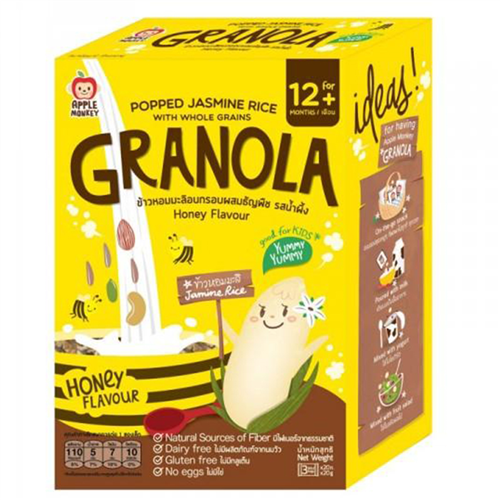 Bán Ngũ cốc ăn sáng Apple Monkey vị mật ong Granola