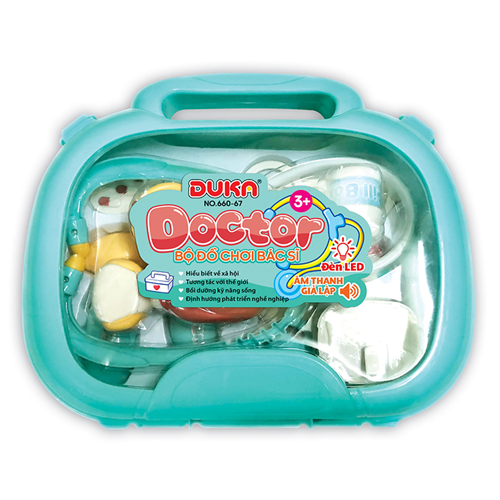 Bán Bộ đồ chơi bác sĩ có đèn nhạc Duka 660-67