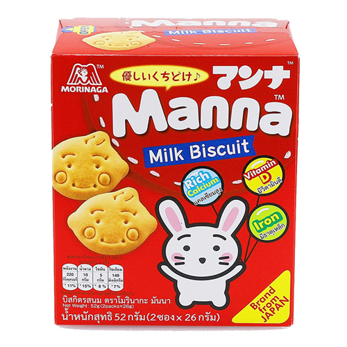 Bán Bánh qui sữa Morinaga Manna (52g)