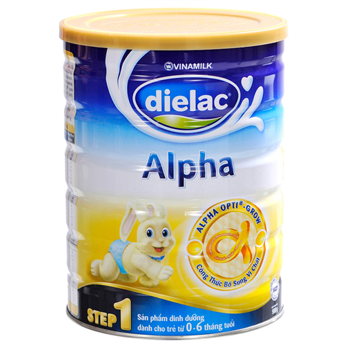 Bán Sữa bột Dielac Alpha số 1 hộp thiếc 900g