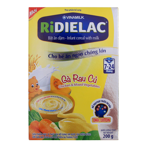 Bán Bột ăn dặm Ridielac gà rau củ (200g)