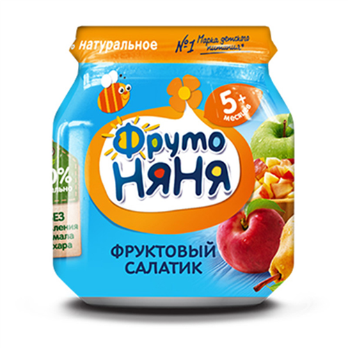 Bán Dinh dưỡng đóng lọ Fruto trái cây nghiền salad fruit (100g)