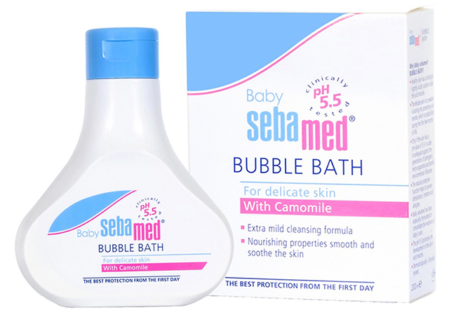 Sữa tắm tạo bọt cho bé Sebamed pH5.5 200ml
