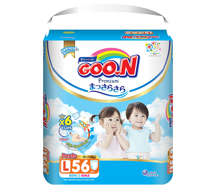 Tã - Bỉm quần GOO.N Premium L56 (9-14kg)