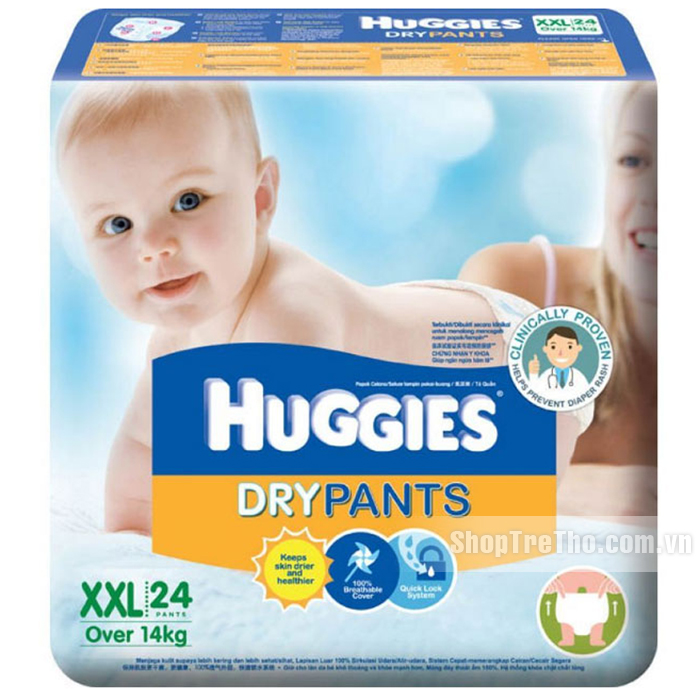 Bỉm quần Huggies XXL24