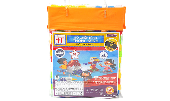 Đồ chơi xếp hình khối mầm non HT7696