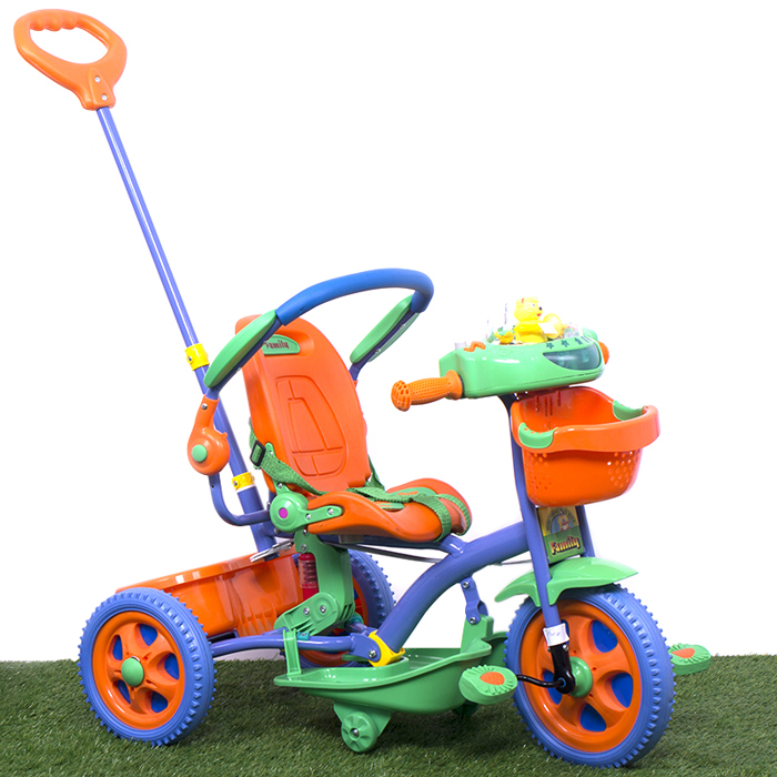 Xe đẩy 3 bánh family 959 màu cam ấn tượng