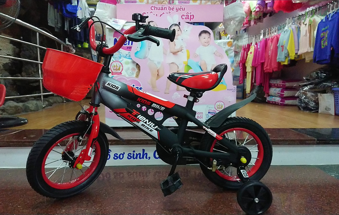 Xe đạp trẻ em Thiết Ngưu (màu đỏ) 