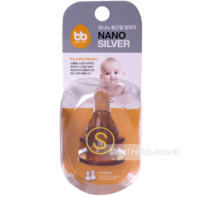Núm ty Nano Baby One cổ hẹp