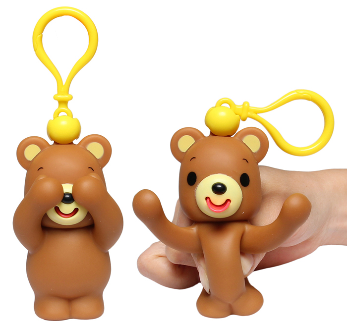Đồ chơi bóp chíp ú òa Sankyo Toys hình gấu