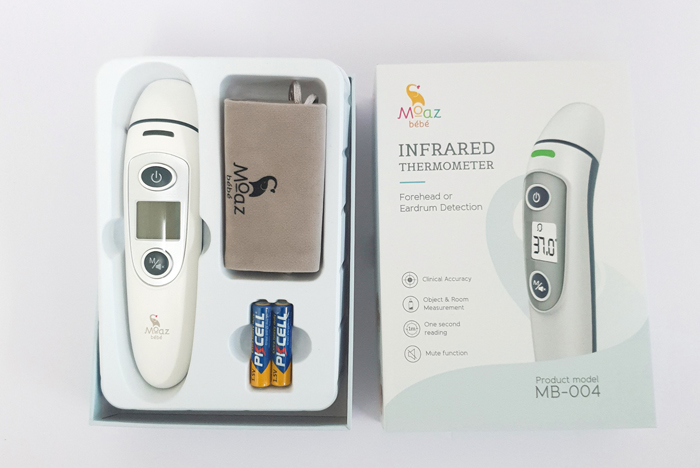 Nhiệt kế hồng ngoại 2 chế độ Moaz Bebe MB-004