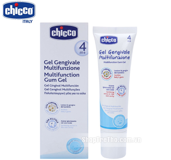Gel vệ sinh lợi Chicco 4M+ chiết xuất hoa cúc