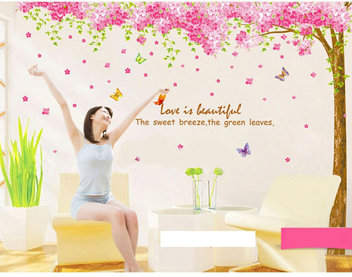 Tranh dán tường cây tình yêu nhỏ M0075