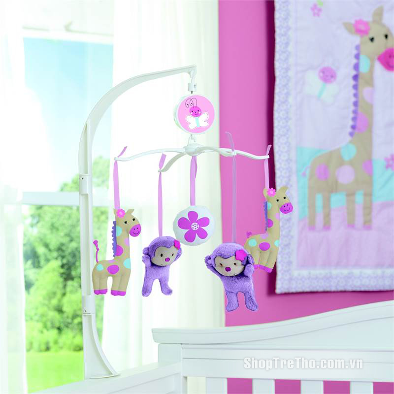 Bộ ga gối quây cũi Summer SM67520 Pretty